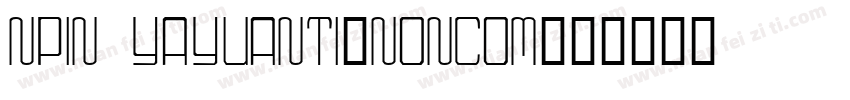 npin yayuanti_Noncom字体转换
